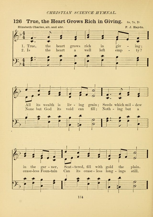 Christian Science Hymnal: a selection of spiritual songs page 143