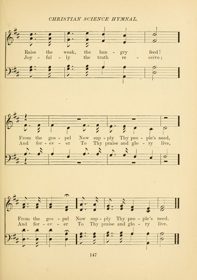 Christian Science Hymnal: a selection of spiritual songs page 156