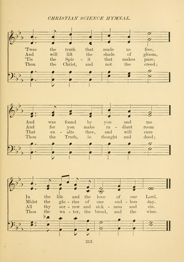 Christian Science Hymnal: a selection of spiritual songs page 222