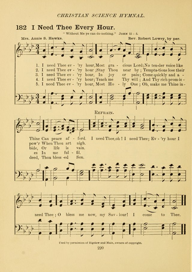 Christian Science Hymnal: a selection of spiritual songs page 229