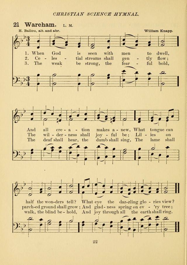 Christian Science Hymnal: a selection of spiritual songs page 31