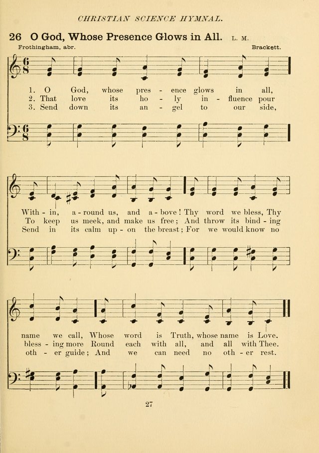 Christian Science Hymnal: a selection of spiritual songs page 36