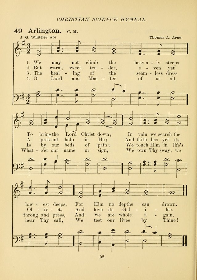 Christian Science Hymnal: a selection of spiritual songs page 61