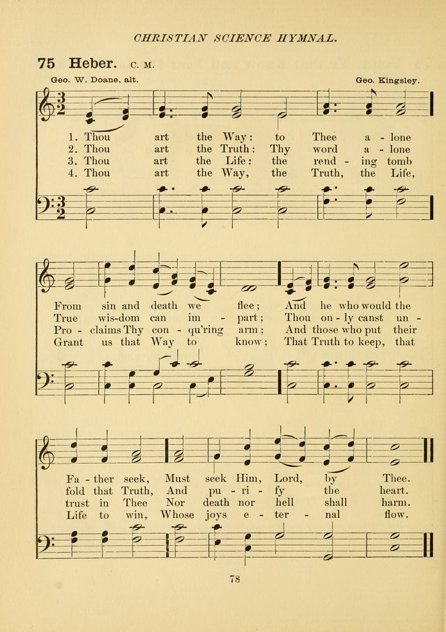 Christian Science Hymnal: a selection of spiritual songs page 87