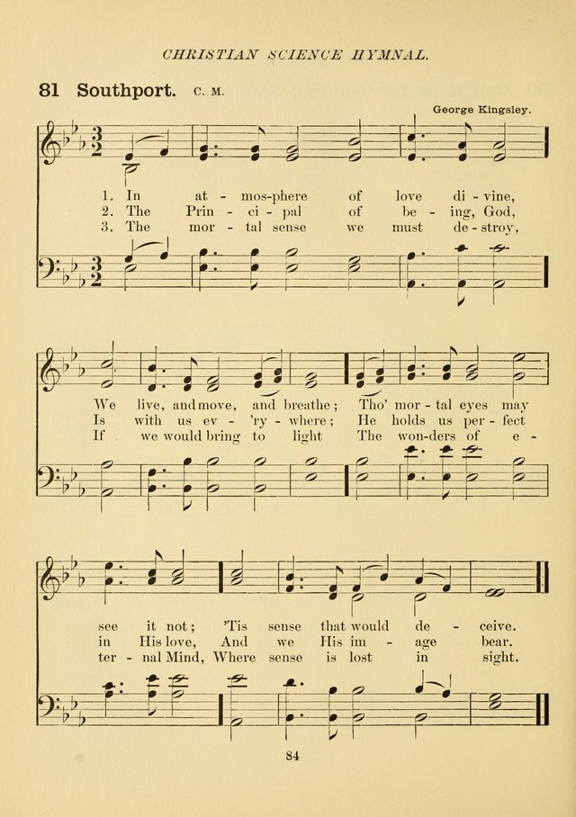 Christian Science Hymnal: a selection of spiritual songs page 93