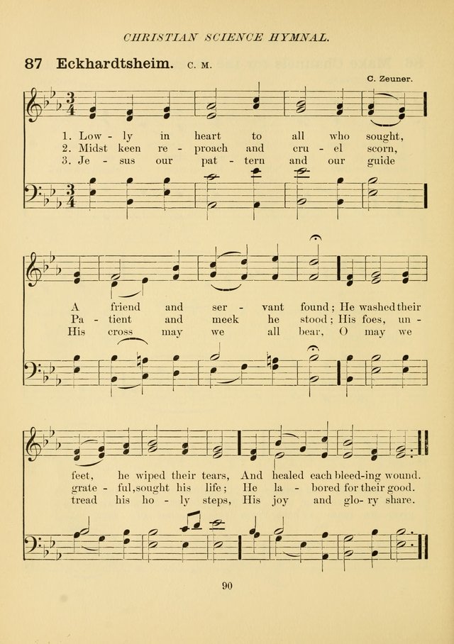 Christian Science Hymnal: a selection of spiritual songs page 99