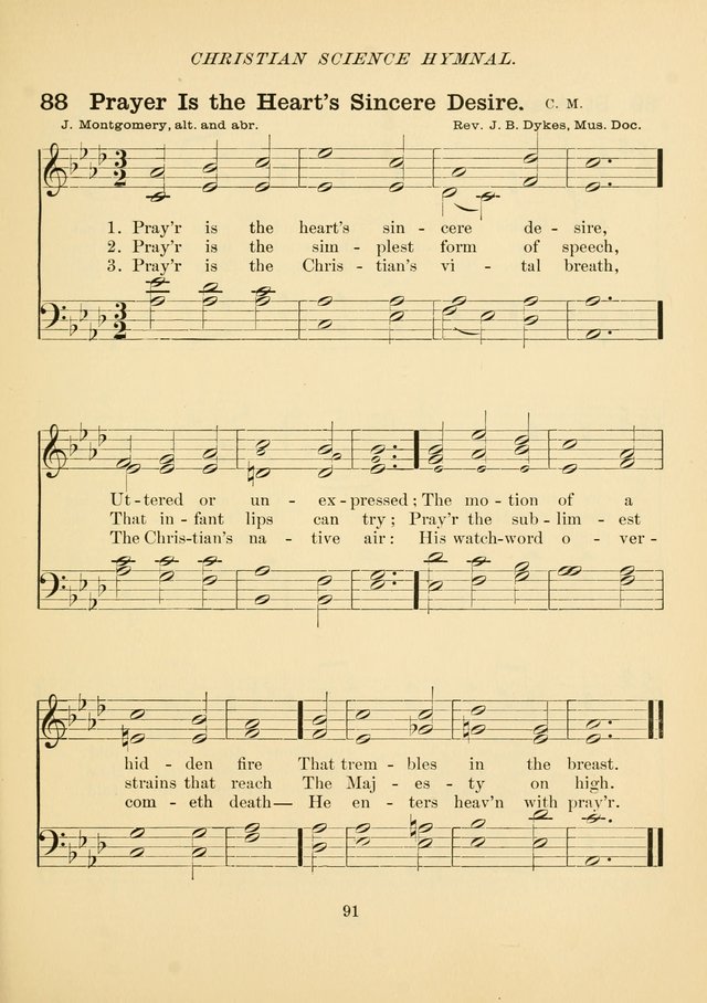 Christian Science Hymnal page 100