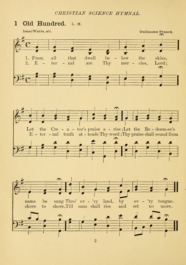 Christian Science Hymnal page 11