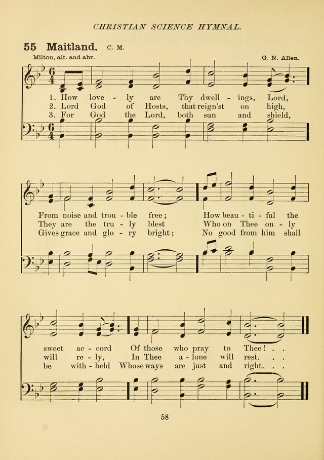 Christian Science Hymnal page 67