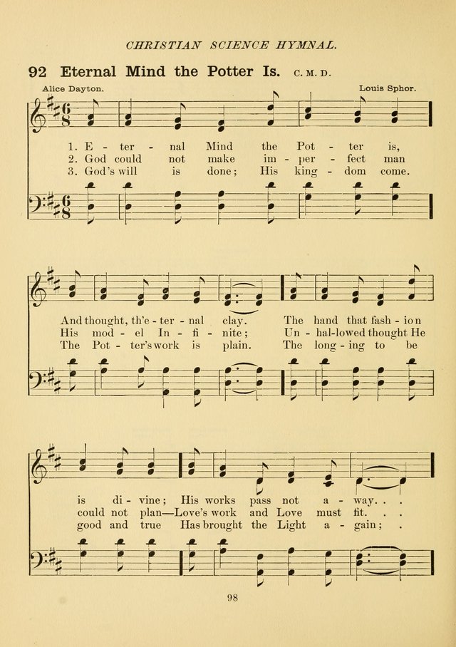 Christian Science Hymnal page 107