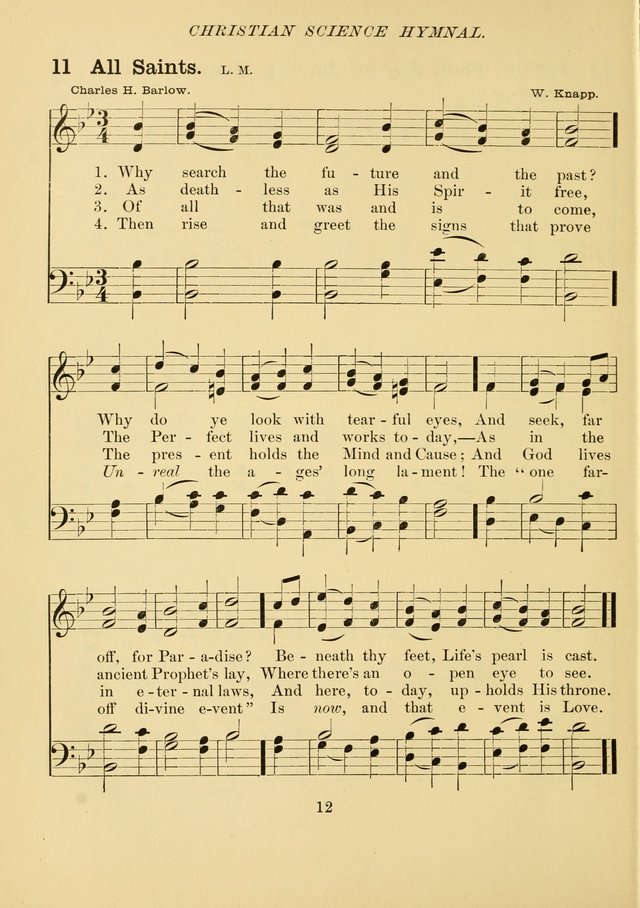 Christian Science Hymnal page 21