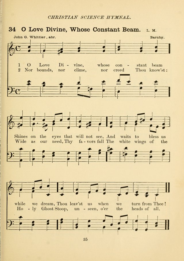 Christian Science Hymnal page 44