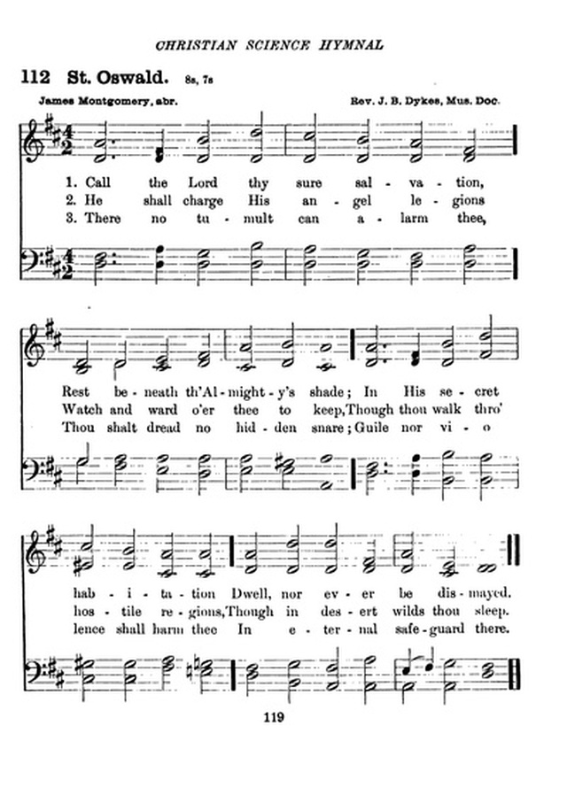 Christian Science Hymnal page 119