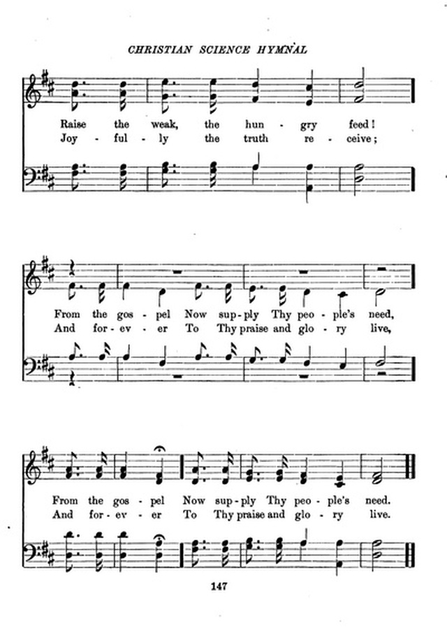 Christian Science Hymnal page 147