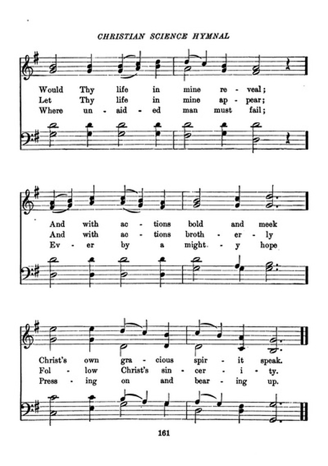 Christian Science Hymnal page 161