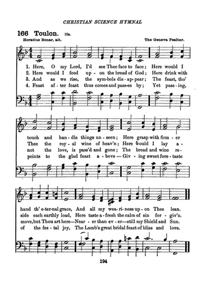 Christian Science Hymnal page 194