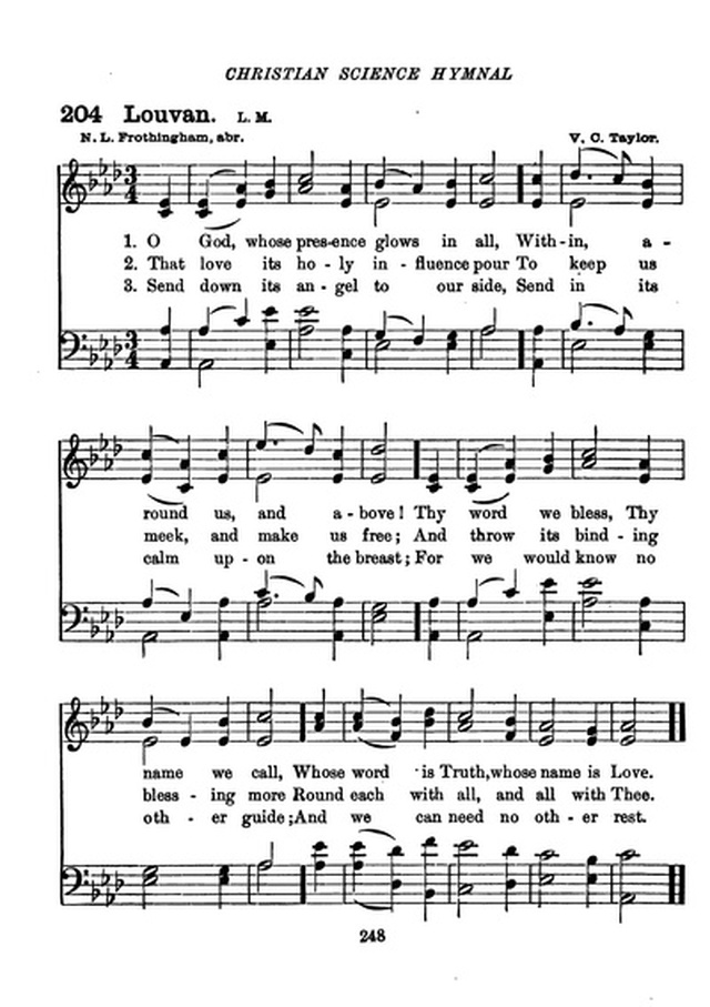 Christian Science Hymnal page 248