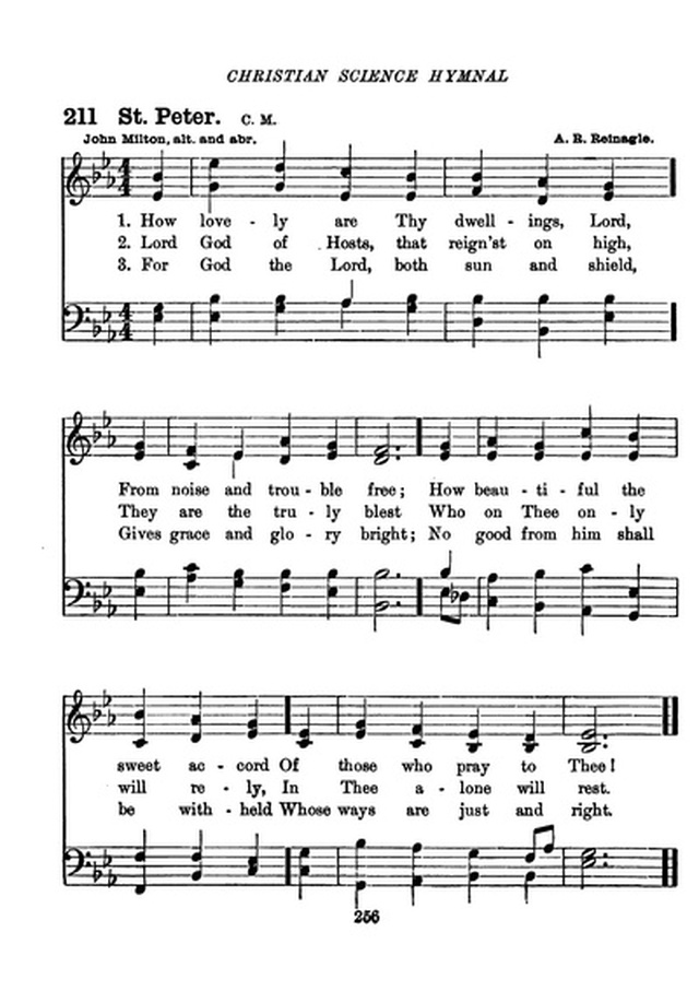 Christian Science Hymnal page 256