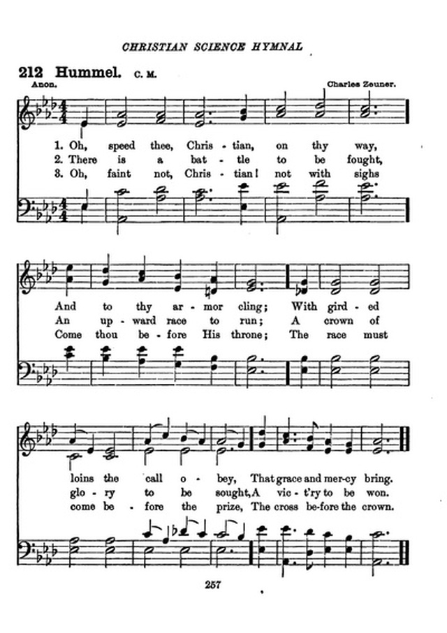 Christian Science Hymnal page 257