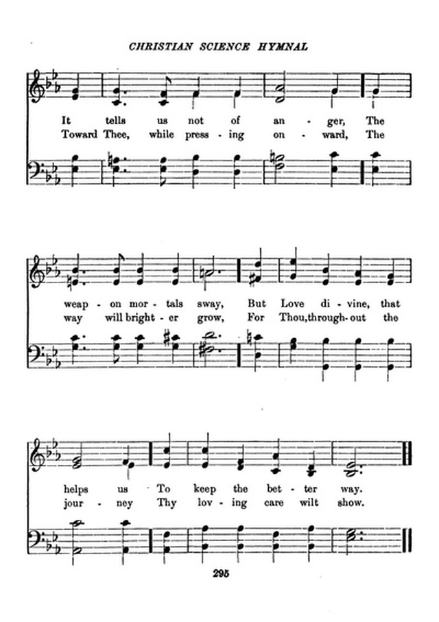 Christian Science Hymnal page 295