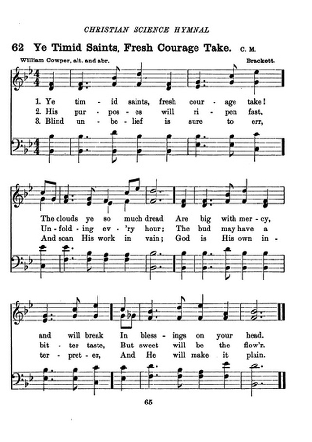 Christian Science Hymnal page 65