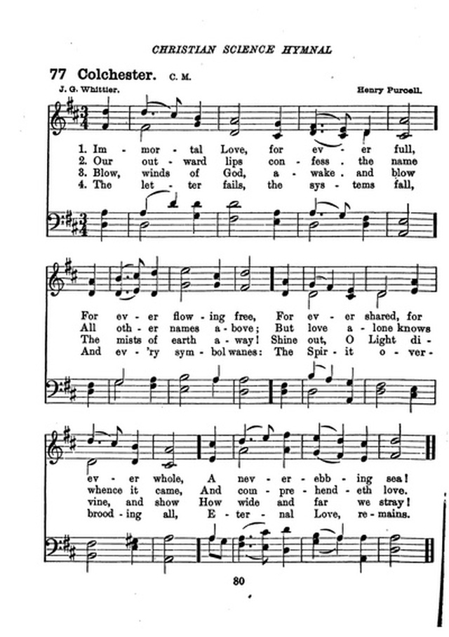 Christian Science Hymnal page 80