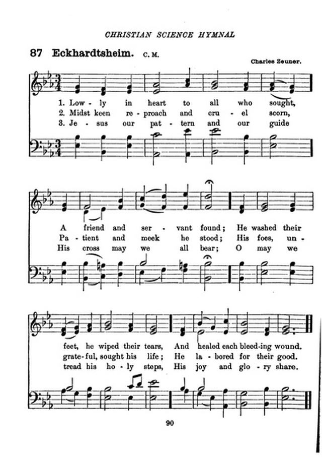 Christian Science Hymnal page 90