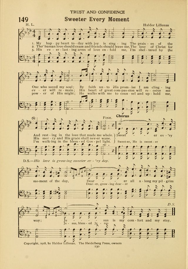 The Church School Hymnal page 130