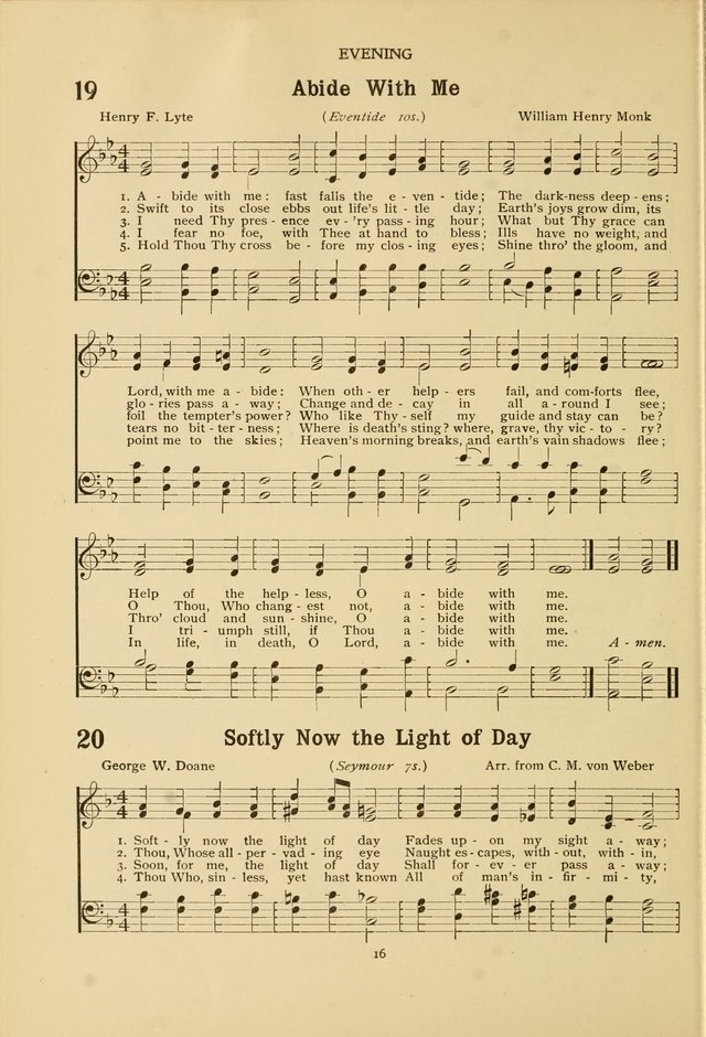 The Church School Hymnal page 16