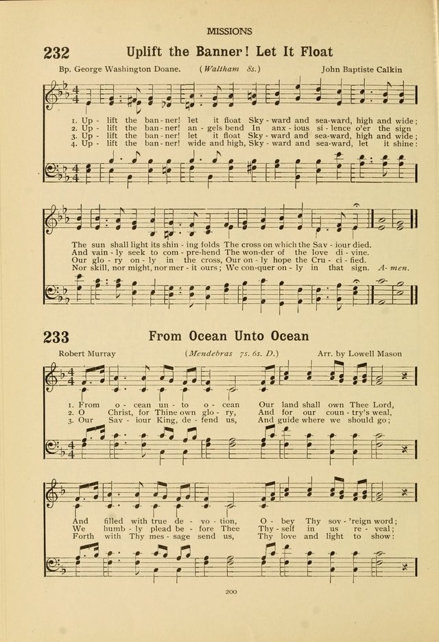 The Church School Hymnal page 200