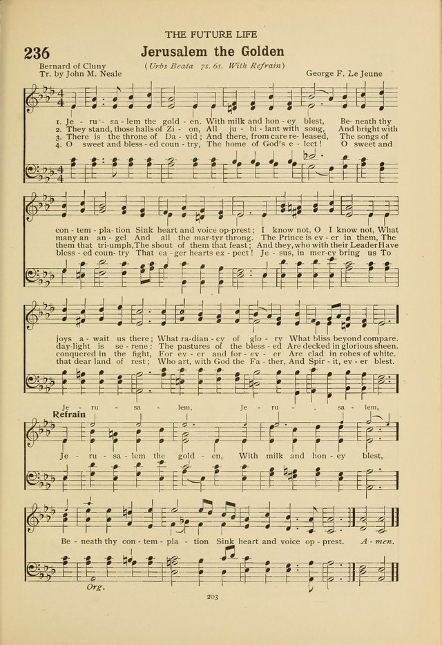 The Church School Hymnal page 203