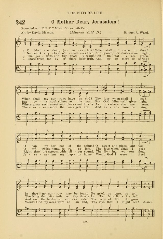 The Church School Hymnal page 208