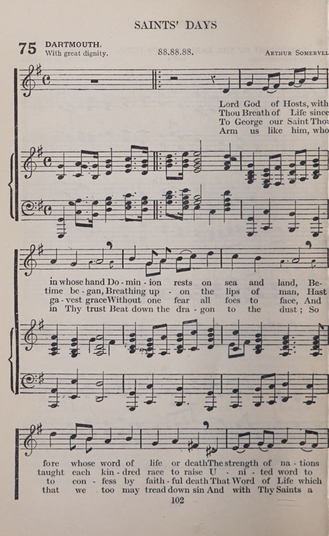 The Church and School Hymnal page 102