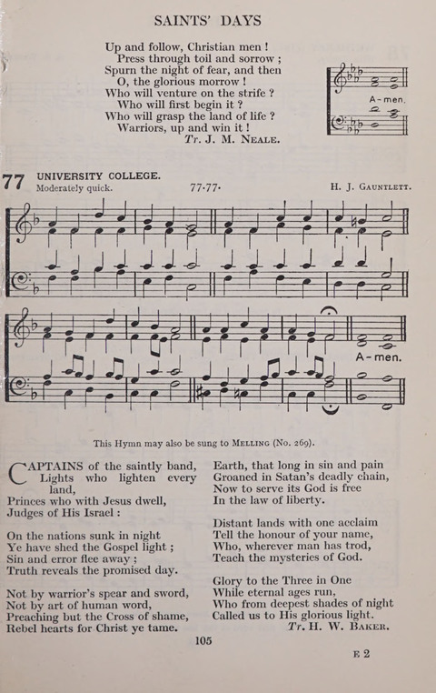 The Church and School Hymnal page 105