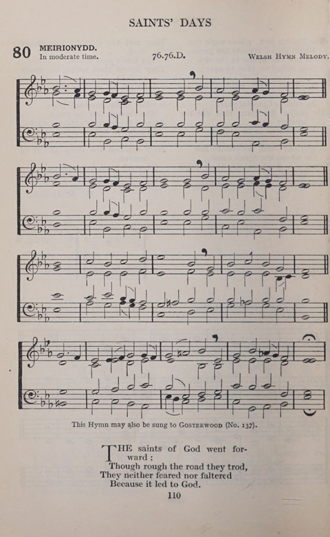 The Church and School Hymnal page 110