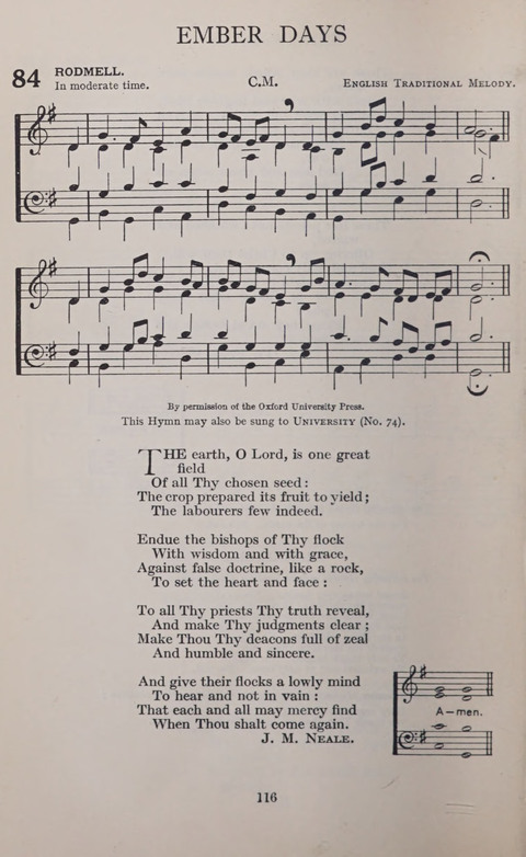 The Church and School Hymnal page 116