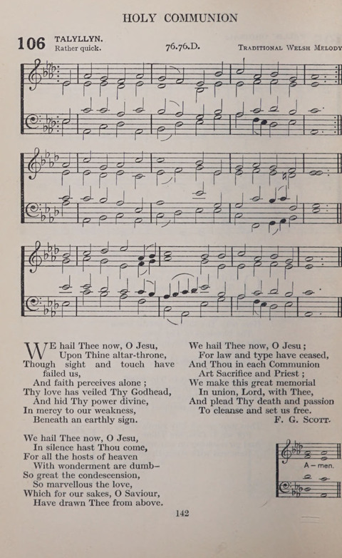 The Church and School Hymnal page 142