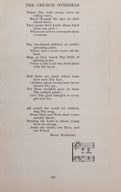 The Church and School Hymnal page 149