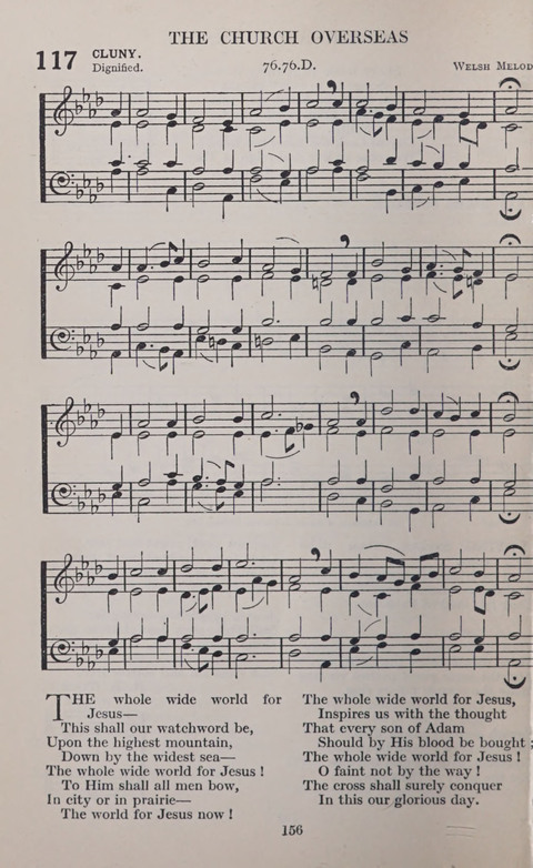 The Church and School Hymnal page 156