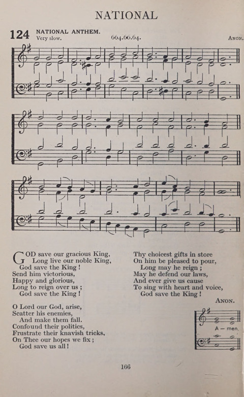 The Church and School Hymnal page 166