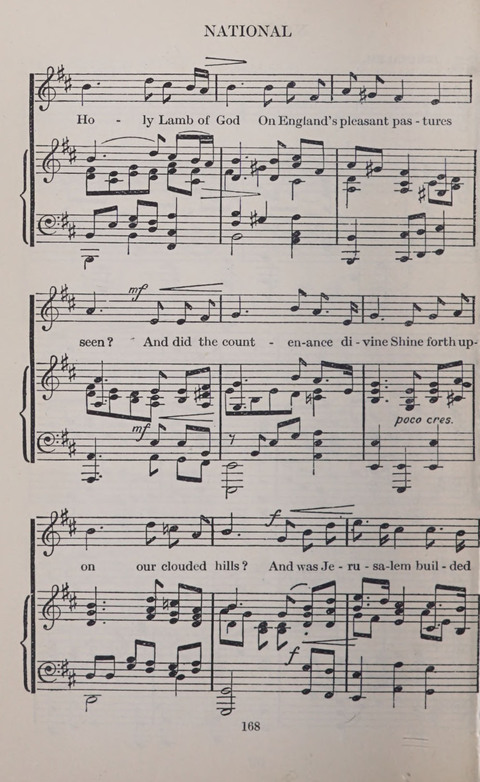 The Church and School Hymnal page 168