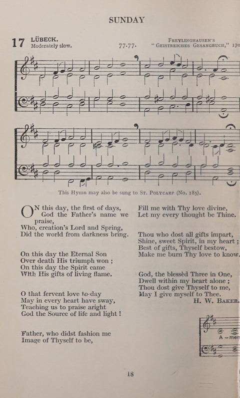 The Church and School Hymnal page 18