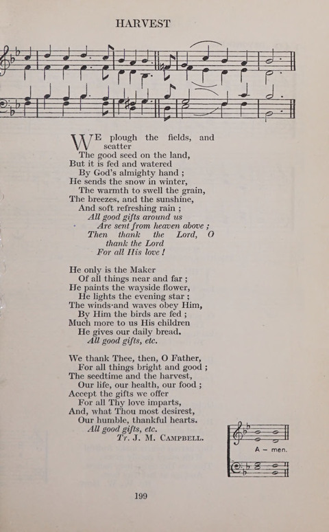 The Church and School Hymnal page 199