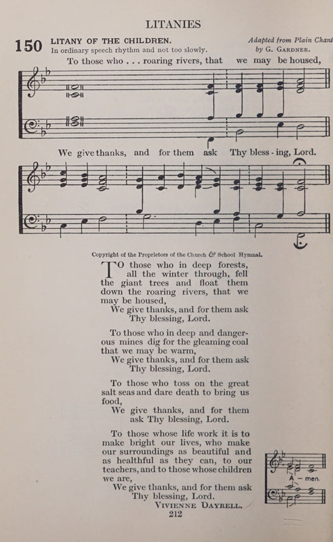 The Church and School Hymnal page 212