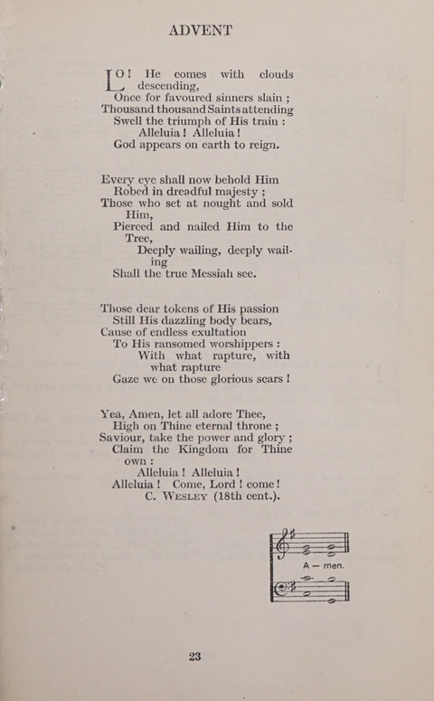 The Church and School Hymnal page 23