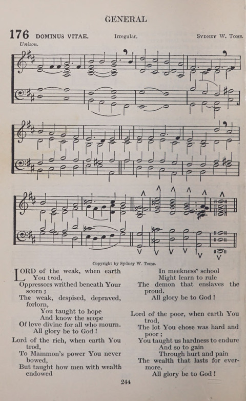 The Church and School Hymnal page 244