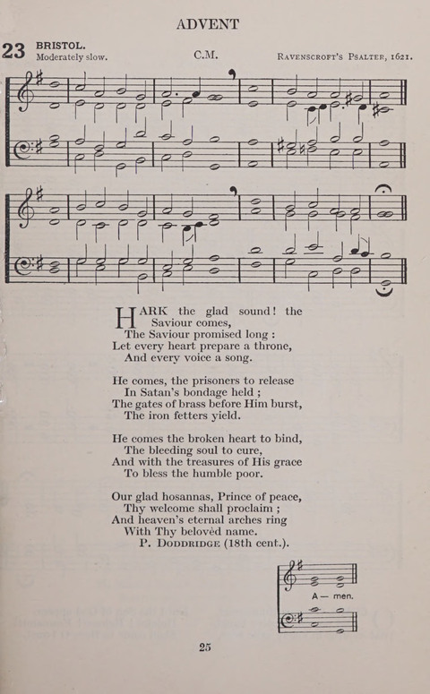 The Church and School Hymnal page 25