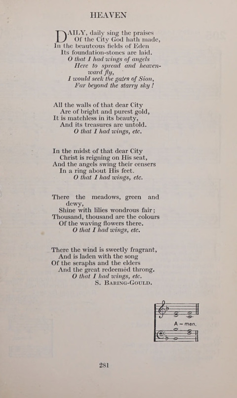 The Church and School Hymnal page 281