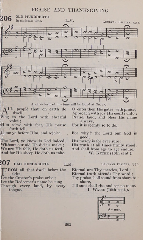 The Church and School Hymnal page 283