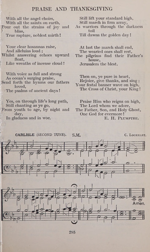 The Church and School Hymnal page 295